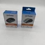 Manhattan Curve Wireless Optical Mouse 2 Pieces New. Price: $10.99.