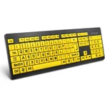 Large Print Computer Keyboard, Wired Usb High Contrast With Oversize... New. Price: $25.60.