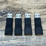 Lot Of 4 Genuine Logitech Usb 2.0 Dongle Extender For Unifying Receiver - Used. Price: $16.40.