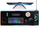With Wireless Charging, Large Desk Mat Rgb Gaming Mousepad, 10 Ligh... New. Price: $54.28.