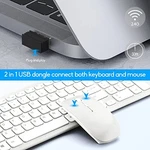 Guiheng Wireless Keyboard And Mouse Combo GHKM09-01 White Used. Price: $21.41.
