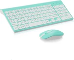 Cimetech Wireless Keyboard And Mouse Combo, Compact Full Size 2-BLUE New. Price: $48.81.