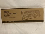 Imicro KB-US9814 104-KEY Wired Usb English Keyboard (black) New. Price: $19.75.