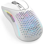Glorious Gaming Model Wireless Bluetooth Ergonomic Mouse White 210HR Battery Open. Price: $39.95.