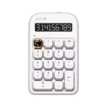 Azio Izo Wireless Mechanical Calculator & Number Pad (white/gold) - Bluetooth... Open. Price: $103.54.
