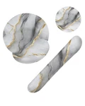 Gray White Gold Marble Keyboard Wrist Rest Pad Set,ergonomic Mousep... New. Price: $27.38.