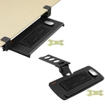 Vevor Tray Under Desk Pull Out Keyboard/mouse Ergonomic W/ C-clamp New. Price: $55.90.