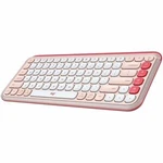 Logitech Pop Icon Keys Bluetooth Keyboard Rose/off-white 920-013049 New. Price: $98.72.