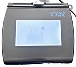 Topaz T-LBK755-BHSB-R Signaturegem Lcd 4X3 Dual Serial/usb Backlit T5-C2 Used. Price: $69.99.