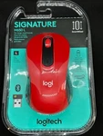New Logitech Signature M650 Wireless Mouse 910-006358 Red For Large Hands. Price: $23.95.