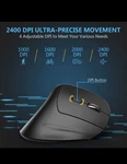 Iclever Optical Ergonomic Mouse For Laptop Receiver Wm 101 Computer, Windows Used. Price: $9.99.