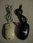 Pair Vintage Microsoft Gateway Intellimouse 1.1A PS/2 And Dell Usb Not Tested Used. Price: $8.99.