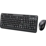 Adesso WKB-1320CB Antimicrobial Wireless Desktop Keyboard And Mouse New. Price: $46.00.