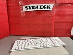 Iclever IC-BK10 Silver Multi Device Ultra Slim Rechargeable Wireless Keyboard Open. Price: $19.99.