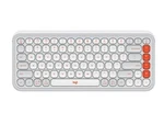 Logitech 920-012935 Pop Icon Keys Compact Wireless Keyboard, White/orange New. Price: $95.90.