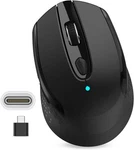 Racegt Usb Wireless Mouse, Silent For Macbook Type-c Black New. Price: $22.70.
