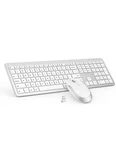 Combo Wireless Keyboard & Mouse, Slim Thin, Quiet, Full-size Adjustable Dpi 2.4G Open. Price: $19.95.