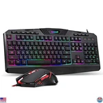 Redragon S101 Rgb Gaming Keyboard & M601 Mouse Combo - Programmable Backlit Set New. Price: $69.98.