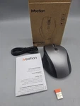 Meetion BTM007 Wireless Mouse With Dongle Black & Gray Open. Price: $13.49.