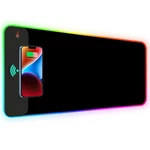 Rgb Gaming Mouse Pad With Wireless Charging, Large Led 10 Ligh... New. Price: $52.21.