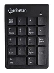 Manhattan Numeric Keypad, Wireless (2.4GHZ), Usb-a Micro Receiver, 18 Full Size Used. Price: $13.23.