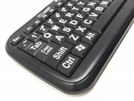 Datacal Ezsee Low Vision Keyboard Large White Print Black Keys New. Price: $41.66.