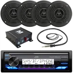 Jvc KD-X38MBS Single Din Marine Receiver, 4X 3.5" 75W Speakers, 4-CH Amplifier Excellent. Price: $242.99.