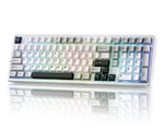 AL98 Qmk/via Wireless Mechanical Gaming Keyboard, Full Aluminum, BT/2.4G/USB-C New. Price: $76.77.
