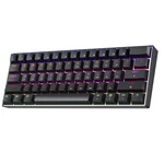 Gaming Keyboard Black Wired Rgb Mechanical With No-conflict 61 Keys New. Price: $39.99.