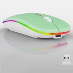 Guiheng Wireless Bluetooth Mouse,led Dual Mode Rechargeable Silent Slim Green New. Price: $7.70.