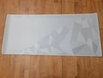 New Drop Pegaso Desk Mat White Branco 16" X 35" Computer Mouse Pad Open. Price: $37.49.