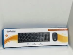 Manhattan Wireless Keyboard And Optical Mouse Combo Set 178990 New Open Box. Price: $23.00.