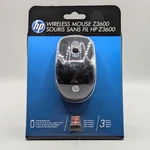 New Hp Z3600 Wireless Mouse Black 3-BUTTONS Sealed. Price: $20.00.