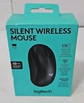 Logitech M220 Silent Wireless Mouse Black Usb Receiver 2.4GHZ 18-MONTH Battery Open. Price: $14.99.
