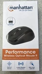 New Manhattan 179904 Performance Ii Wireless Mouse Black Adjustable Dpi 800 1200. Price: $14.99.