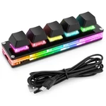 Ecarke Upgrade Black 5 Keys Mini Macro Mechanical Keyboard Gaming Keypad Hot Swa New. Price: $38.97.