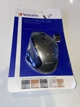 Verbatim Deluxe Wireless Blue Led Mouse Graphite VTM98621 New. Price: $15.00.