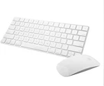 Apple Magic Keyboard MLA22LL/A + Mouse MLA02LL/A Preowned Surplus Used. Price: $65.00.