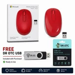Microsoft Wireless Mobile 1850 Red Optical Mouse Usb Ergonomic B107 New. Price: $14.99.