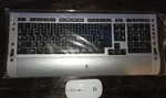 Logitech Cordless Desktop S510 Keyboard Only No Receiver With R8 Wireless Mouse Open. Price: $35.00.