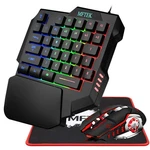Gaming Keyboard Mouse Combo, Rgb Rainbow Backlit One-handed Mech... New. Price: $46.88.