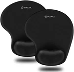 Mouse Pad, Soqool 2 Pack Ergonomic Pads With Comfortable Gel Wrist Rest Su New. Price: $33.99.