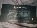 Keychron Q10 Mechanical Keyboard Knob, Alice, Brown Switches, Grey Special, 75% Used. Price: $99.99.
