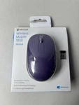 Microsoft 1850 Wireless Mobile Mouse Purple W/ Receiver - New Open Box. Price: $24.99.