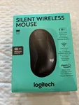 Logitech Silent Wireless Mouse, Black, New Factory Sealed Unopened.. Price: $23.00.