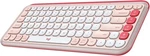 Logitech Pop Icon Keys Wireless Bluetooth Keyboard, Comfortable Typing, Rose New. Price: $44.99.