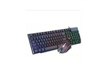 Eweadn "mighty Ontario" KMX50 Usb Rainbow Led Keyborad + Optical Wired Mouse Open. Price: $5.00.