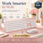 Seenda WGJP-031B Wireless Keyboard And Mouse Combo Space Gray Used. Price: $19.99.