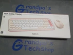 New Logitech Pop Icon Combo, Bluetooth Keyboard And Mouse. Price: $39.97.