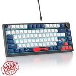 Mosptnspg 75% Tkl Gasket Mount Mechanical Keyboard Rgb Red Switch New. Price: $64.99.